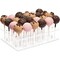 Clear Acrylic Cake Pop Stand, Lollipop Display Holder (24 Holes)